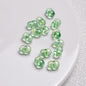 Acrylic Peanut Spacer Beads 8mm High Transparency Plating 100pcs 6