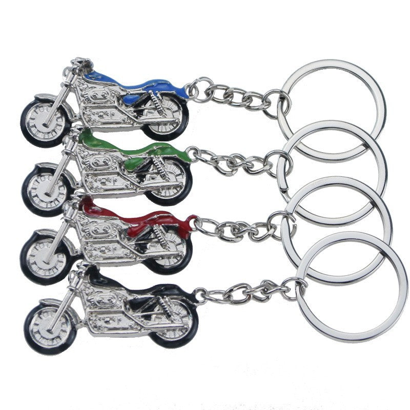 Metal Motorcycle Keychain Classic Bike Design Zinc Alloy 5