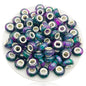Gradient Resin Spacer Beads 13mm Matte Imitation Opal 40pcs 12