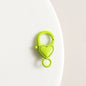 Zinc Alloy Heart Buckle Keychain Clasps 26mm Colorful 20pcs 14