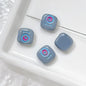 Cat Eye and One-Eyed Beast Metal Beads 10mm Baking Painted 10pcs 30