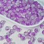 Crackle Glass Beads Round 10mm Transparent Mixed Colors 50pcs 33