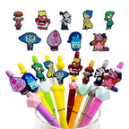 Silicone Focal Beads Inside Out Character Bold Colorful Cartoon 3