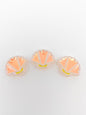 Glow Scallop Acrylic Beads 24mm Pastel Luminescent 50pcs 16