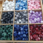Gradient Heart Resin Beads 20mm Glossy Color Transition 20pcs