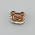 Transparent Bear Flower Acrylic Beads Playful Pastel Enamel 20pcs 5