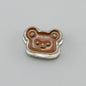 Transparent Bear Flower Acrylic Beads Playful Pastel Enamel 20pcs 5