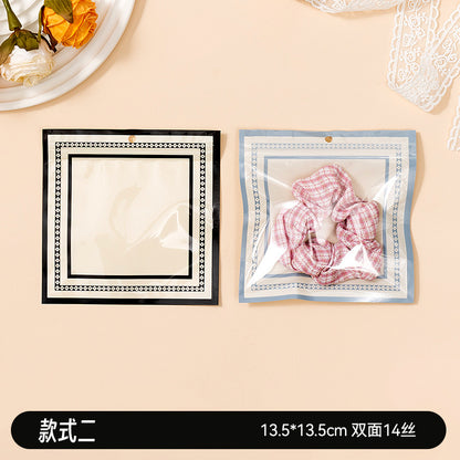 Top Seal Zip Lock Bags 13.5cm Pastel Animal Pattern 10pcs 39