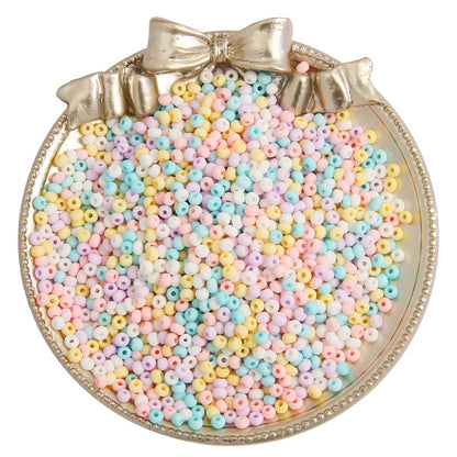 Frosted Seed Glass Beads 4mm Pastel Colors Matte Finish 320pcs 34