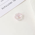 High Transparency UV Plating Cat Claw Acrylic Beads 18.5mm 100pcs 5