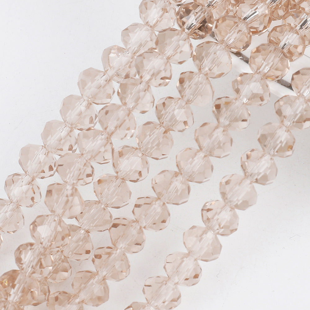 Transparent Faceted Glass Beads 10mm Colorful Mixed 136pcs 13