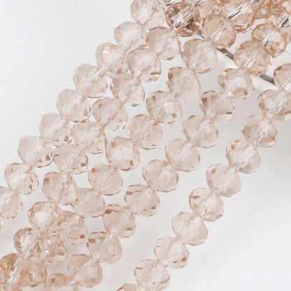 Transparent Faceted Glass Beads 10mm Colorful Mixed 136pcs 13