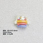 Sanrio Series Burger Resin Beads Glossy Pastel Colors 20pcs 9