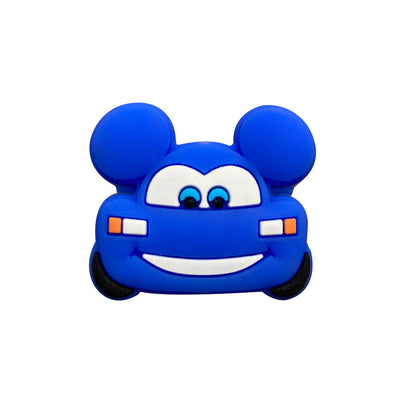 Silicone Focal Beads Automotive Car Design with Mouse Ears and Bright Expressions 20pcs 12