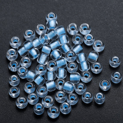 Glow In The Dark Seed Glass Beads 3mm Multicolor Stripes 1800pcs 39