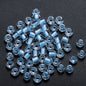 Glow In The Dark Seed Glass Beads 3mm Multicolor Stripes 1800pcs 39