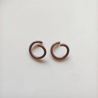 Metal Painted Jump Rings 10mm Baking Finish Colorful 500pcs 18