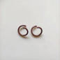 Metal Painted Jump Rings 10mm Baking Finish Colorful 500pcs 18