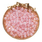 Crackle Round Glass Beads 8mm Colored Hole 1.3mm 50pcs 16