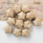 Star Ceramic Beads 17mm Fambe Glaze Mixed Earth Tones 10pcs 5