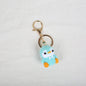 Crochet Penguin Keychain Pastel Colors with Bow Tie 1pc 10