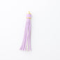 PU Leather Tassel Keychain with Gold Electroplated Hardware 16