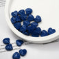 Mini Spiral Heart Acrylic Beads 11mm Colorful Mixed 50pcs 11