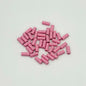 Bamboo Tube Metal Beads 3x8mm Baking Painted Alloy 40pcs 8