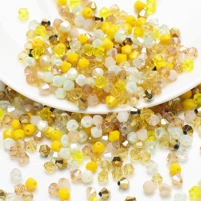 Electroplated Seed Glass Beads 4mm Lake Blue Metallic Shine 200pcs 5