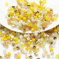 Electroplated Seed Glass Beads 4mm Lake Blue Metallic Shine 200pcs 5