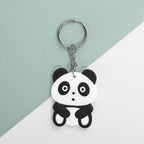 Soft Silicone Animal Keychain Cute Cartoon Wild Animals 2