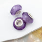 Purple Tone Resin Spacer Beads Mixed Shapes and Finishes 40pcs 10