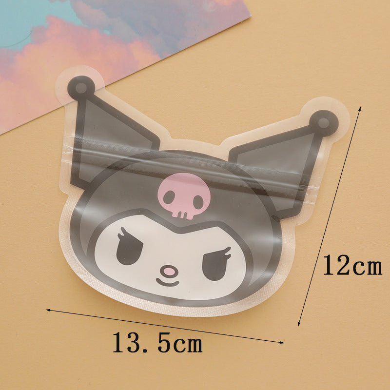 Sanrio Series Zip Lock Plastic Bags Cute Character Design 5pcs 13