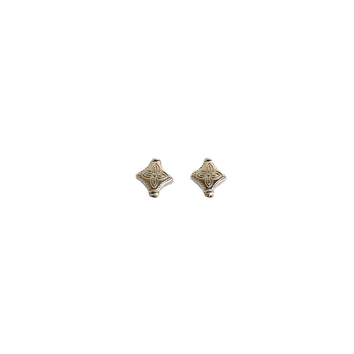 Plating Irregular Shaped Acrylic Beads Metal Colored Silver 100pcs 5