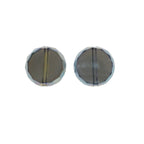 Electroplated Flat Cut Glass Beads 7.5mm 12mm Vibrant Colors 10pcs 5