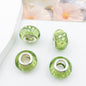 Mixed Design Resin Spacer Beads Green Tone Bulk 40pcs 9