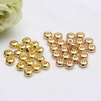 Brass Smooth Spacer Beads 3-6mm 100pcs