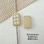 Baking Painted Cookies and Twisted Bow Metal Beads 15mm 21mm 20pcs 13