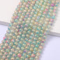 Crackle Round Glass Beads 10mm Mixed Color Dual Tone 5 Strands 9