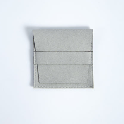 Microfiber Envelope Closure Strap Pouches 6.2/8cm Lavender 2pcs 12