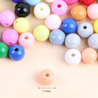 Solid Color Round Acrylic Beads 6mm Glossy Finish 600pcs 4
