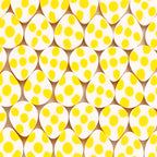 Easter Egg Clay Beads 10mm Colorful Pattern Polymer 100pcs 6