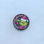 Silicone Focal Beads Christmas Grinch Poses and Text 20pcs 13