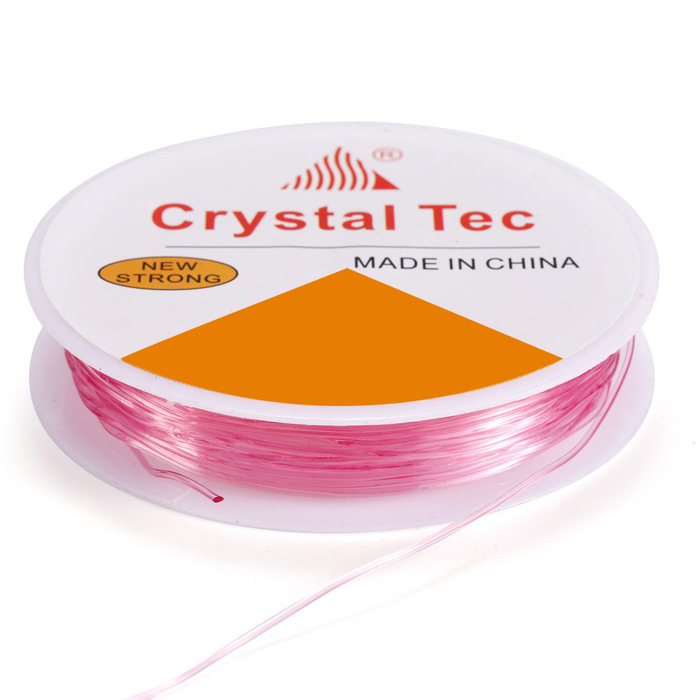 Clear Elastic TPU Thread 0.6mm Diameter 10m Length 6pcs 9