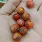 Gradient Resin Beads 16mm Round Dark Ocean Colors Glossy 20pcs 8