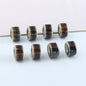 Ceramic Flat Spacer Beads 10mm Ethnic Style 50pcs 4