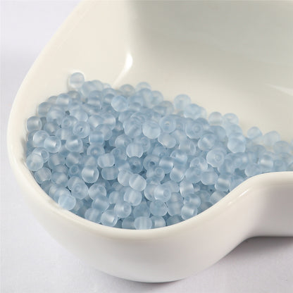 Frosted Seed Glass Beads 2mm Muted Rainbow Colors 800pcs 19