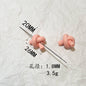 Painted Twist Knot Acrylic Beads 26mm Candy Color Glossy 50pcs 12