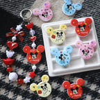 Mickey Big Head Acrylic Beads 38x33mm Colorful Mixed 20pcs 4