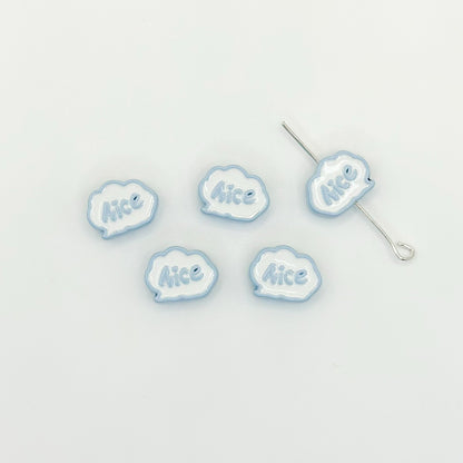 Frame Metal Beads 9x12mm Baking Painted Enamel Alloy 10pcs 15